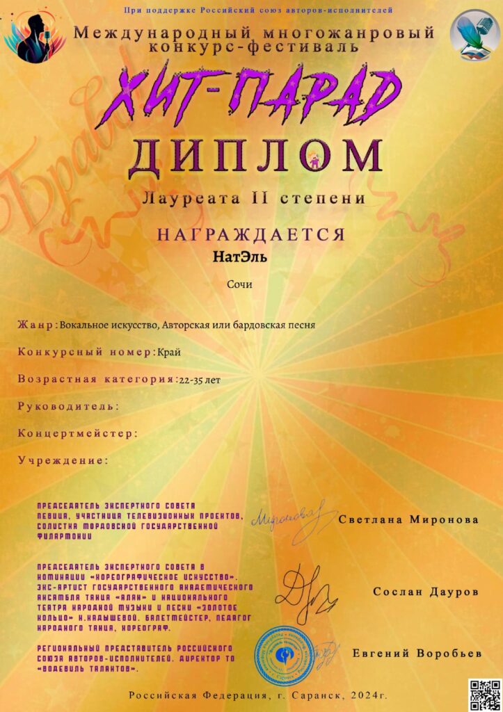 Награды